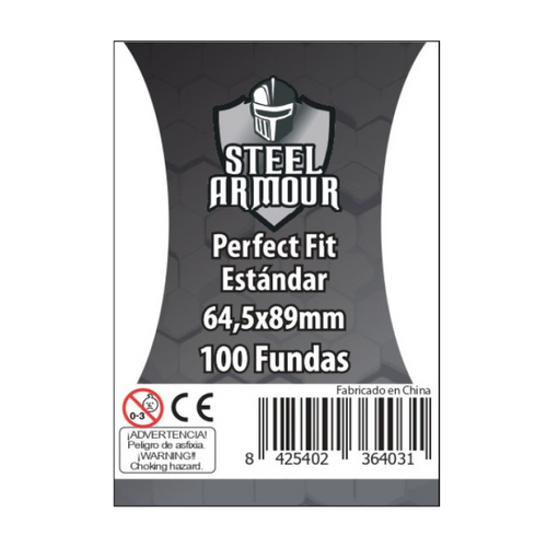 Steel Armour: 100 Fundas tamaño Perfect Fit Estándar (64,5x89mm)