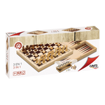 3 en 1 Ajedrez, Damas y Backgammon