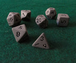 Set de dados RPG Clásico Gris Piedra (7 unid.)