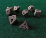 Set de dados RPG Clásico Gris Piedra (7 unid.)