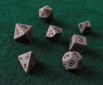 Set de dados RPG Clásico Gris Piedra (7 unid.)