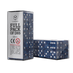 Q- Workshop Dados D6 Full Pack Azul (20 unidades)