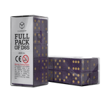 Q- Workshop Dados D6 Full Pack Morado (20 unidades)